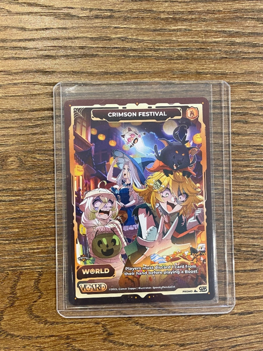 Gamersupps Vcard Crimson Festival - Power 9 Halloween Promo Card